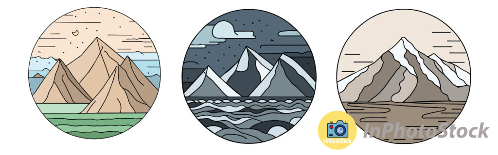 Mountains - Graphics for Handicrafts