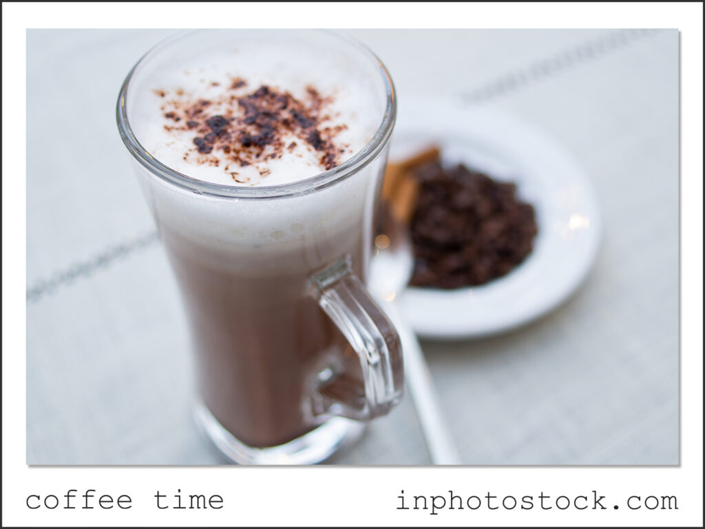 coffee time photo of the day photo stock
