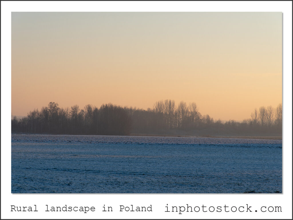 Landsbygdslandskap i Polen foto- och reseblogg