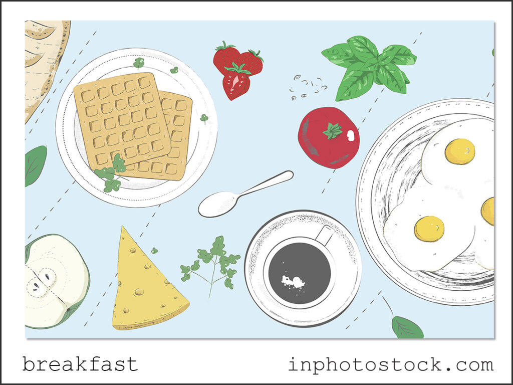 breakfast stock graphics