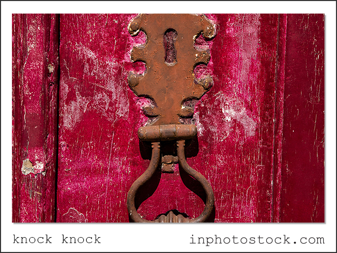 knock knock photo of the day inphotostock