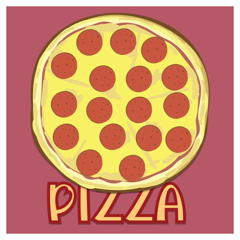 pizza graphics photostock Italian pizza